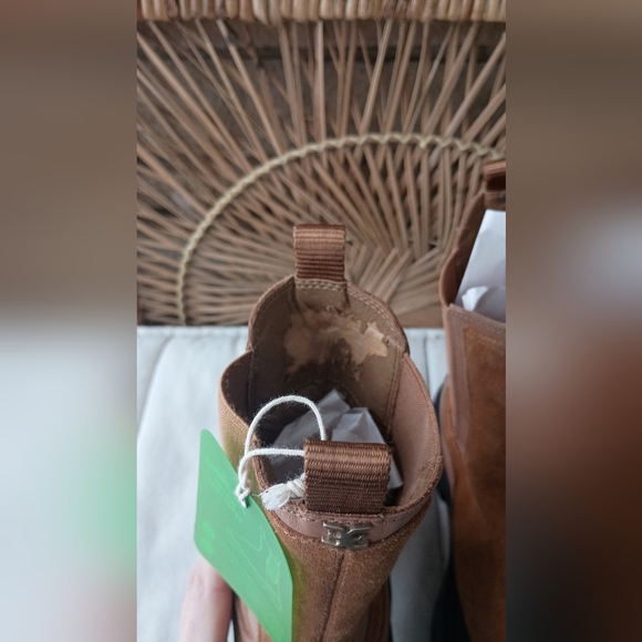 NWT Sam Edelman Tan Lulia Lug Sole Tan/Whiskey Suede Boots_7.5 - Picture 5 of 11